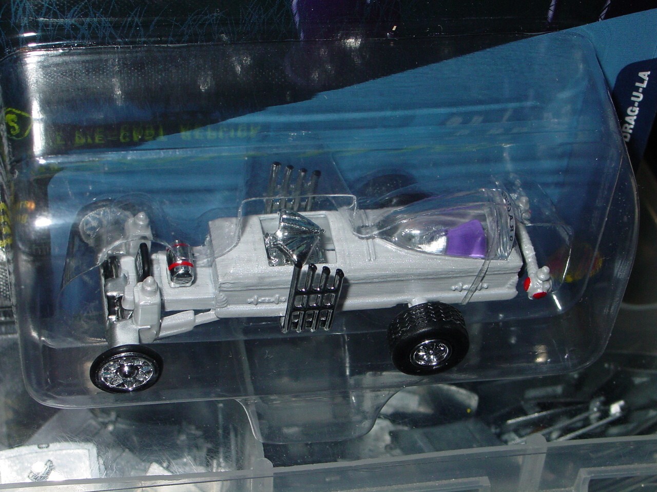 JOHNNY WHITE LIGHTNING BARRIS MUNSTERS DRAGULA TV SHOW CHASE CAR MIP