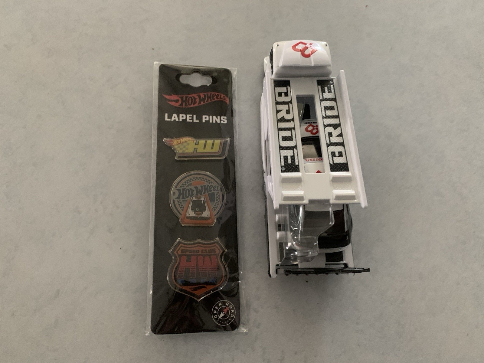 Hot Wheels Team Transport 07 Honda Civic Type R, Hauler & 3 Piece Pin Set 🔥 👀
