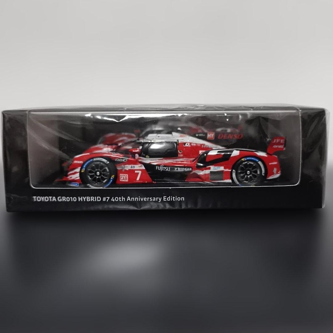 Spark 1/43 TOYOTA GR010 HYBRID #7 40th Anniversary 734601