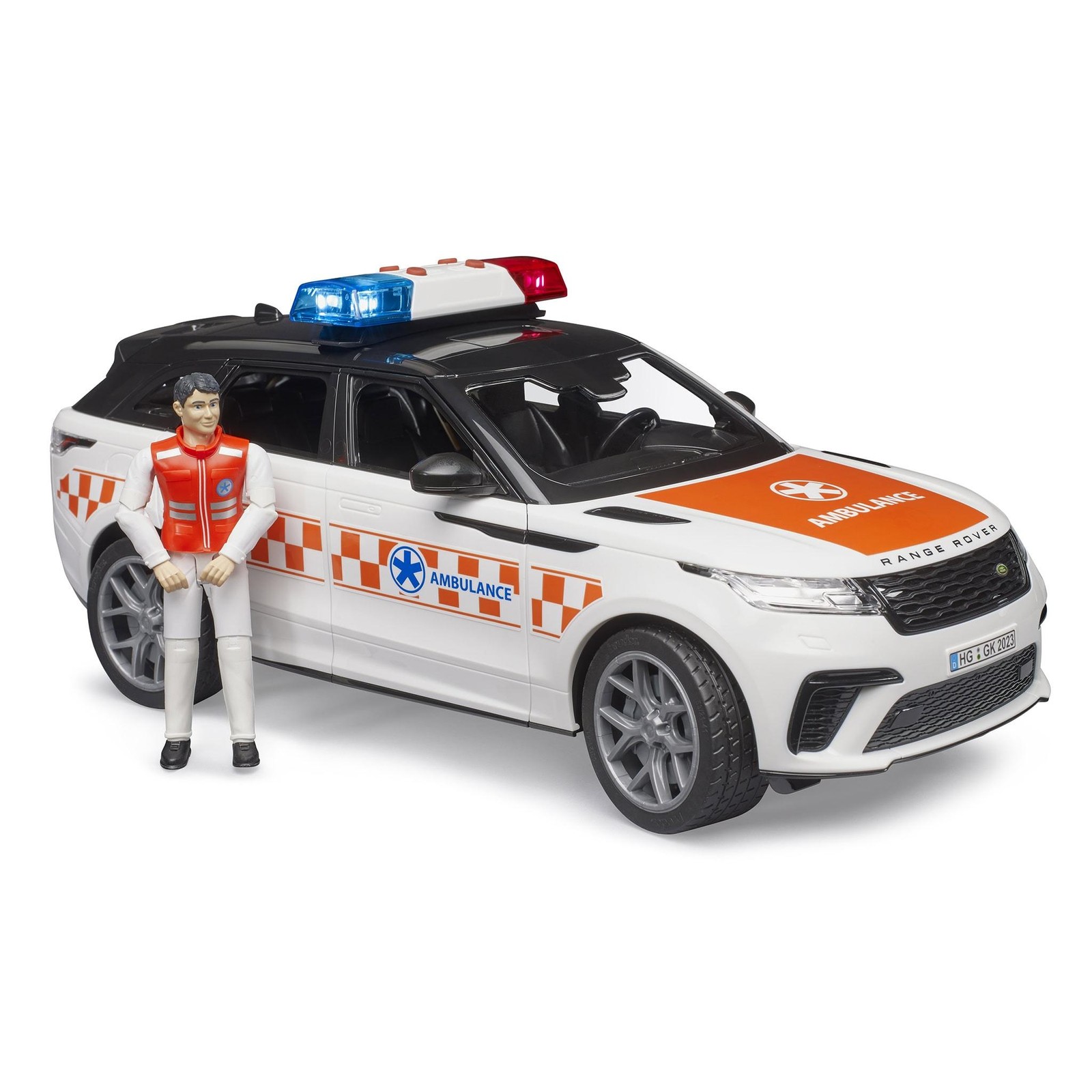Bruder 1/16 Range Rover Velar Emergency Vehicle with Driver 02885