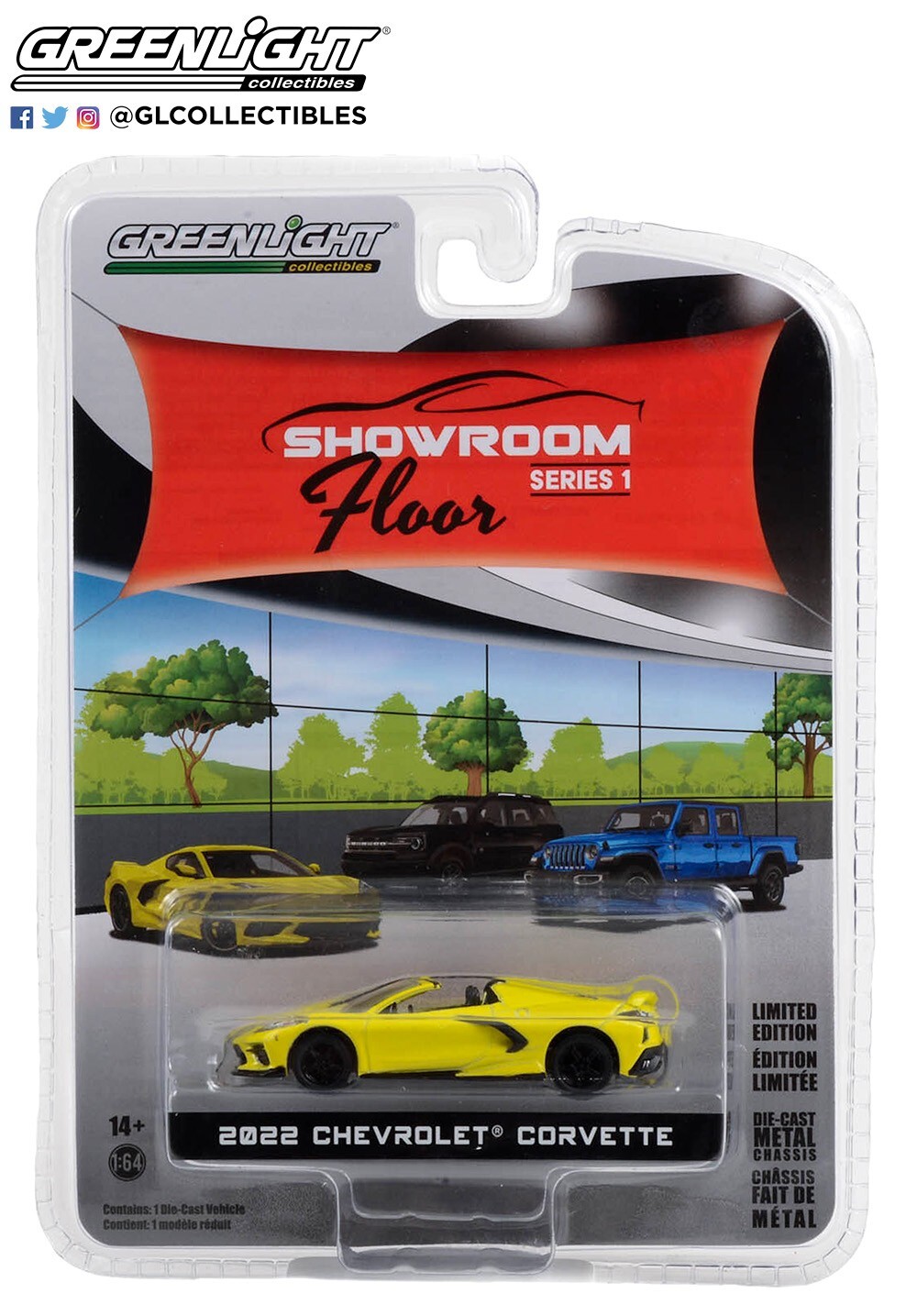 2022 GREENLIGHT Showroom Floor Series 1 2022 Chevrolet Corvette #68010-A