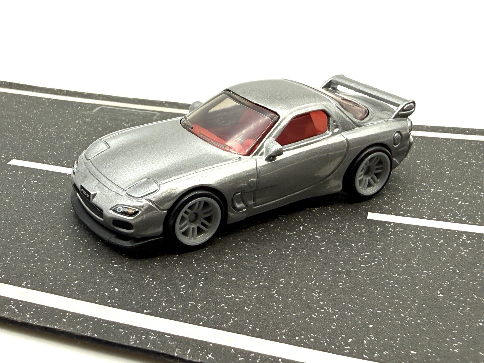 LOOSE 2026 Matchbox 2002 Mazda RX-7 Spirit R SUPER CUSTOM WHEEL SWAP by AEB