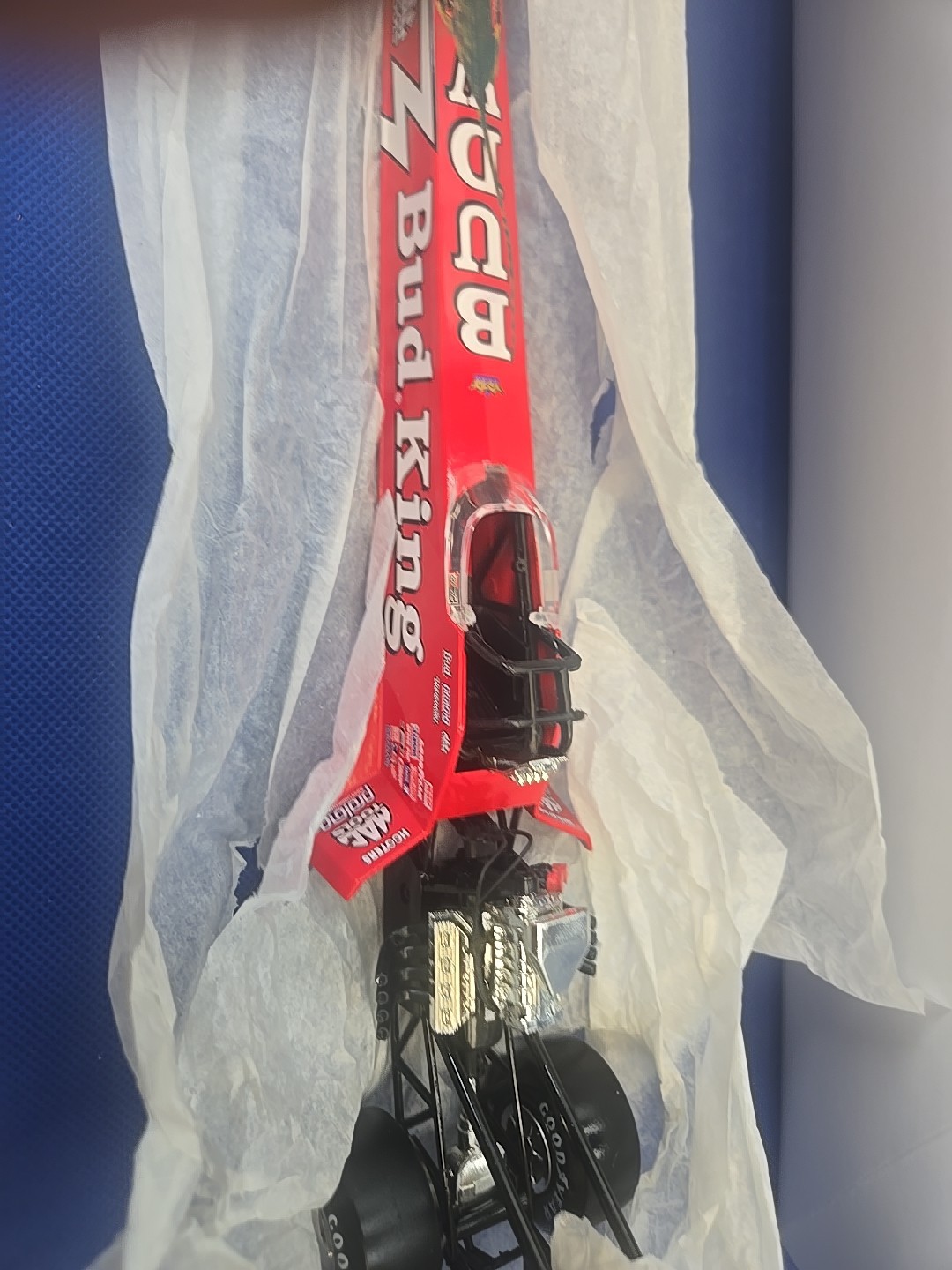 Kenny Bernstein Budweiser Louie Lizard NHRA Top Fuel Dragster 1/24 Diecast Dc42