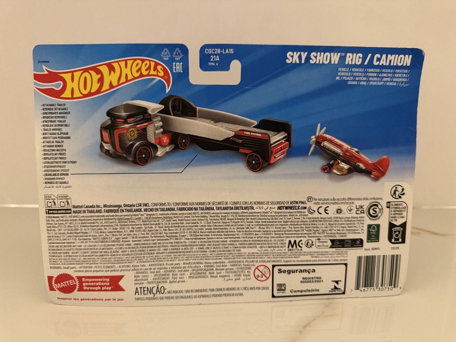 2026 Hot Wheels Super Rigs SKY SHOW RIG / CAMION