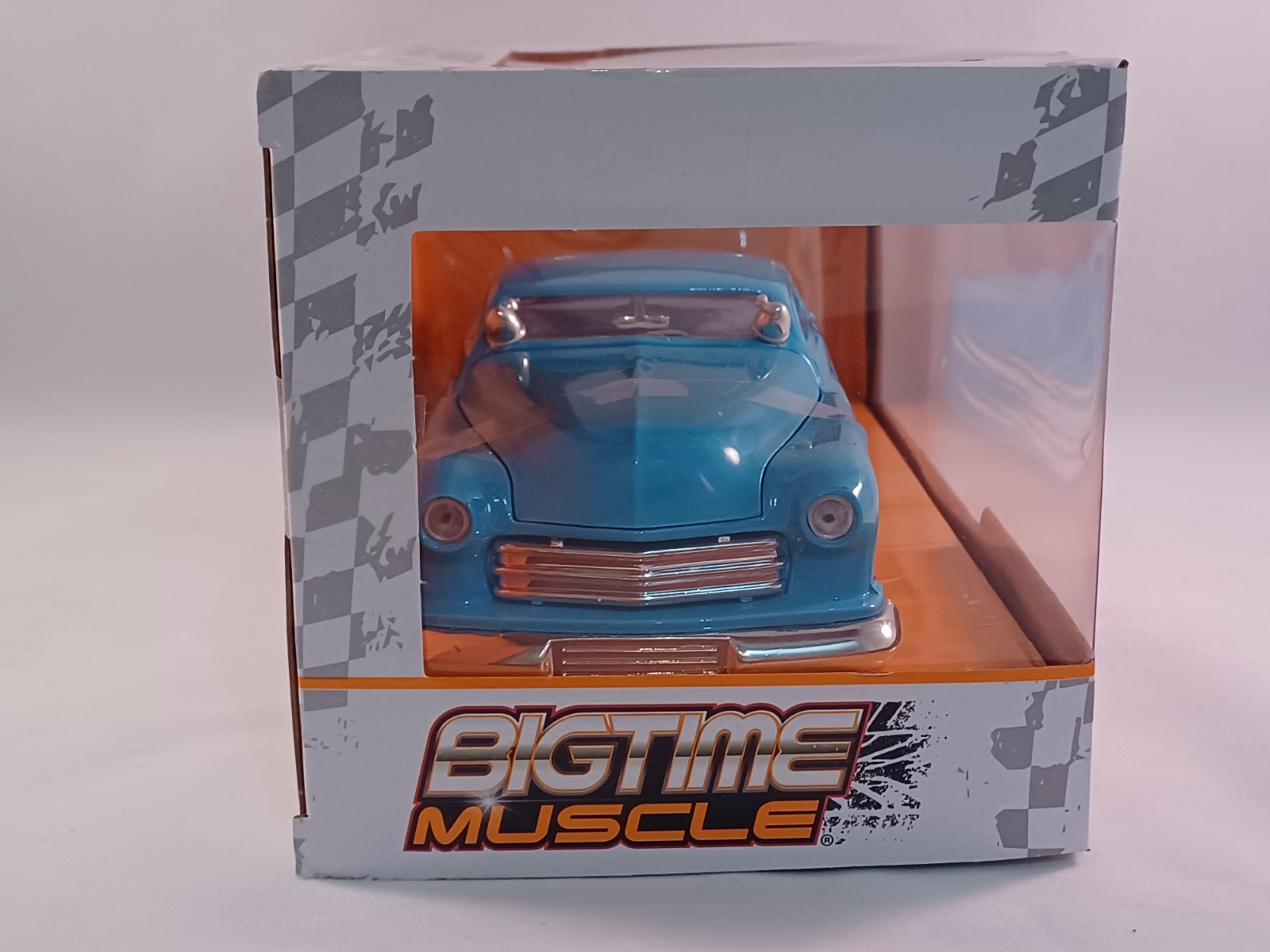 1951 Mercury Chop Top Low Rider Blue w/Flames Jada BigTime Muscle Diecast 1:24