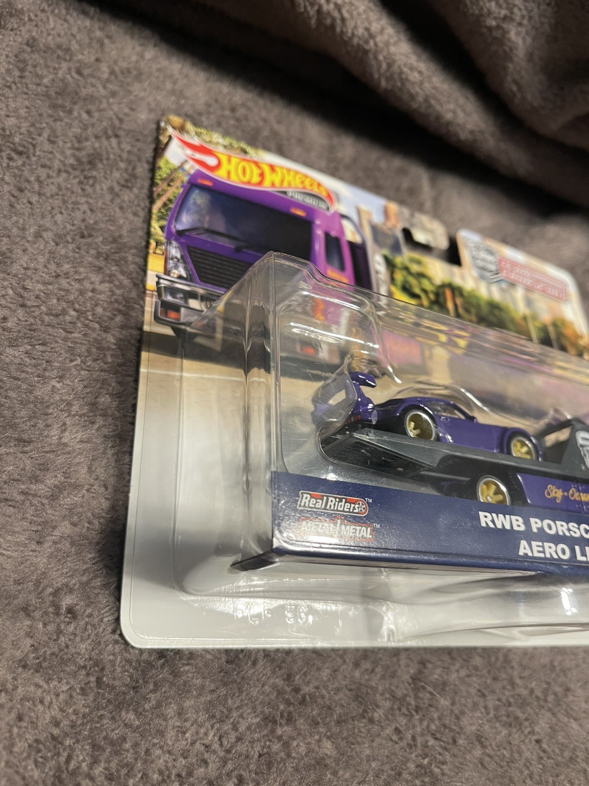 Hot Wheels Team Transport – RWB PORSCHE 930 AERO LIFT #17 1/64 2019 – PURPLE