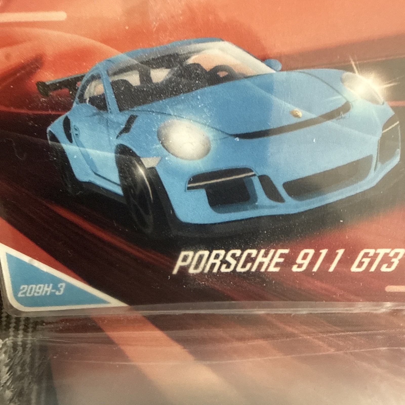 Majorette Porsche 911 GT3 RS Light Blue *Rare* – 1:59 Package with Card