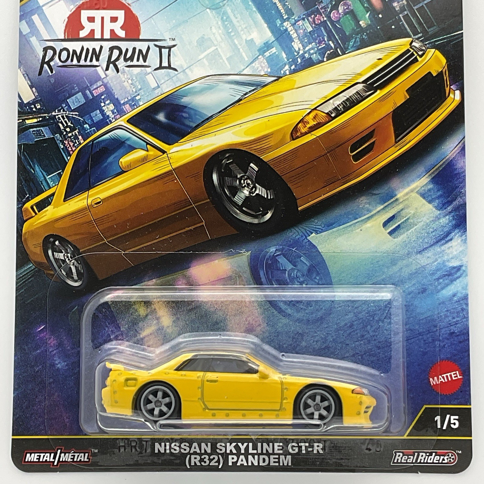Hot Wheels Car Culture Ronin Run 2 Nissan Skyline GT-R R32 Pandem With Protector
