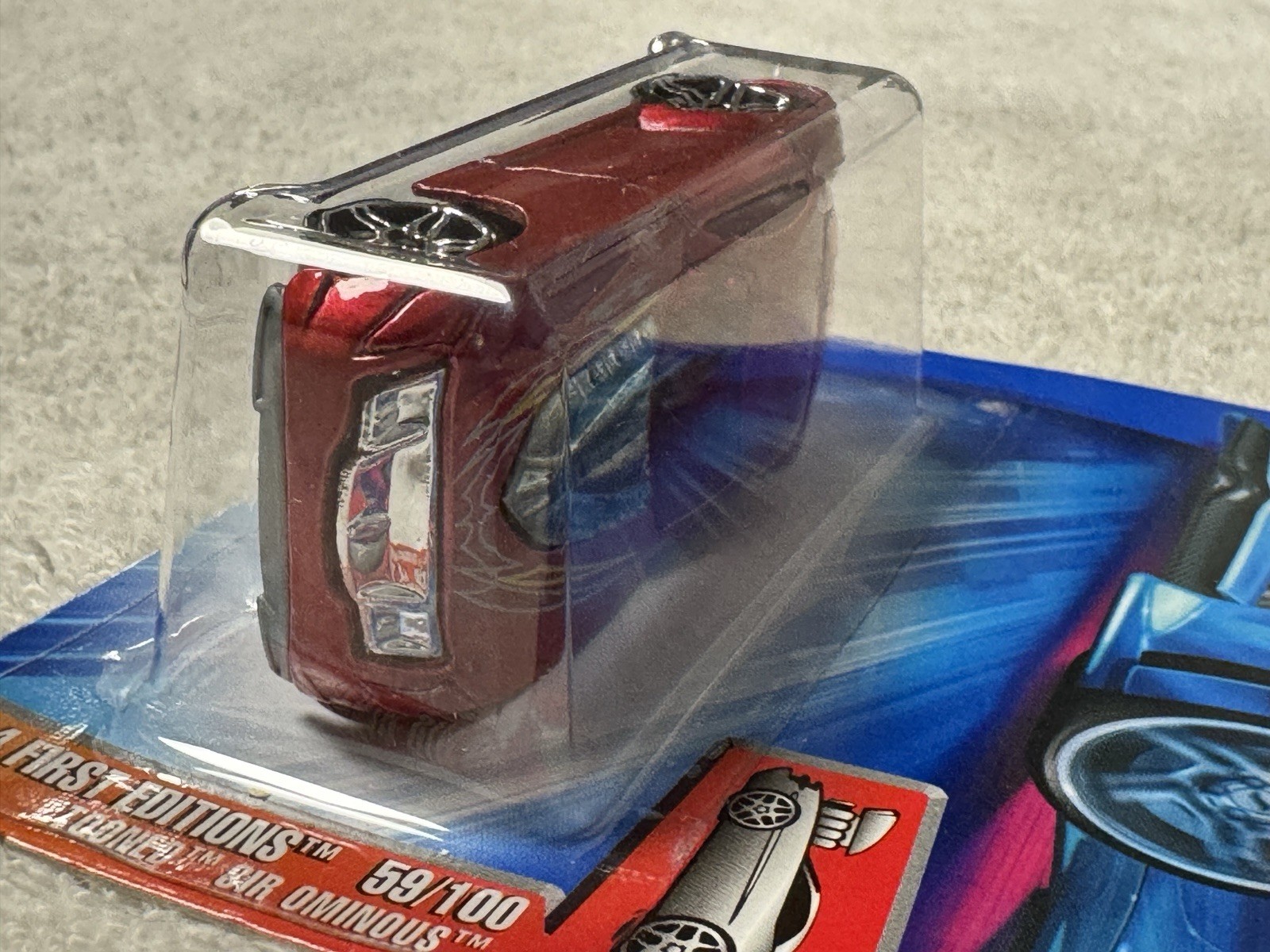 Hot Wheels 2004 Tooned Sir Ominous Kmart Exclusive Red Color First Edition