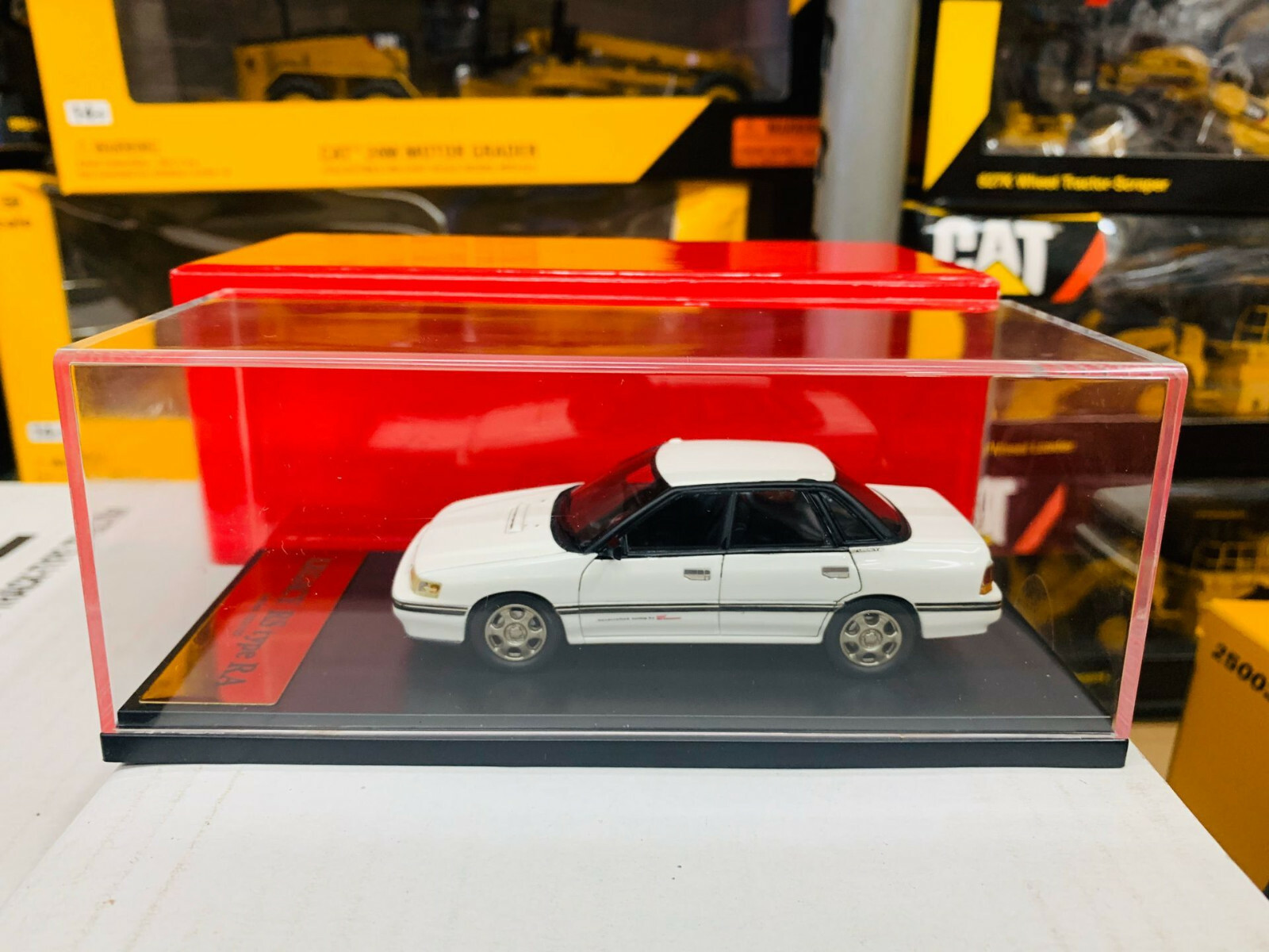 Subaru Legacy RS Type RA 1989 White 1/43 Scale Resin Model Car New in Box