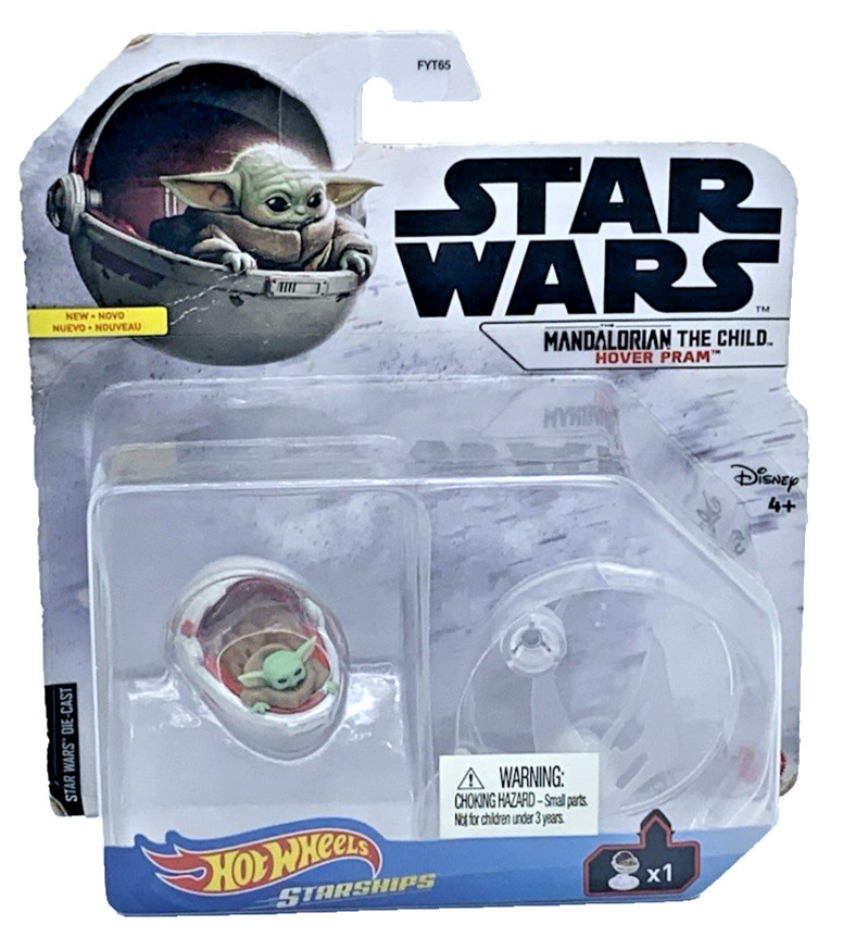 Hot Wheels Starships Star Wars Mandalorian The Child Hover Pram 2019 Brand New