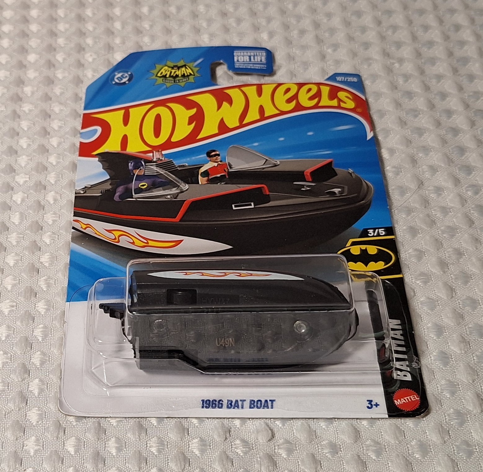 2026 Hot Wheels HW Batman Classic TV Series 1966 Bat Boat 107/250 Black