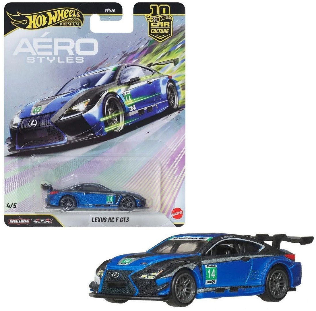Hot Wheels Premium 2026 Car Culture Aero Styles Lexus RC F GT3 1:64 Diecast Car
