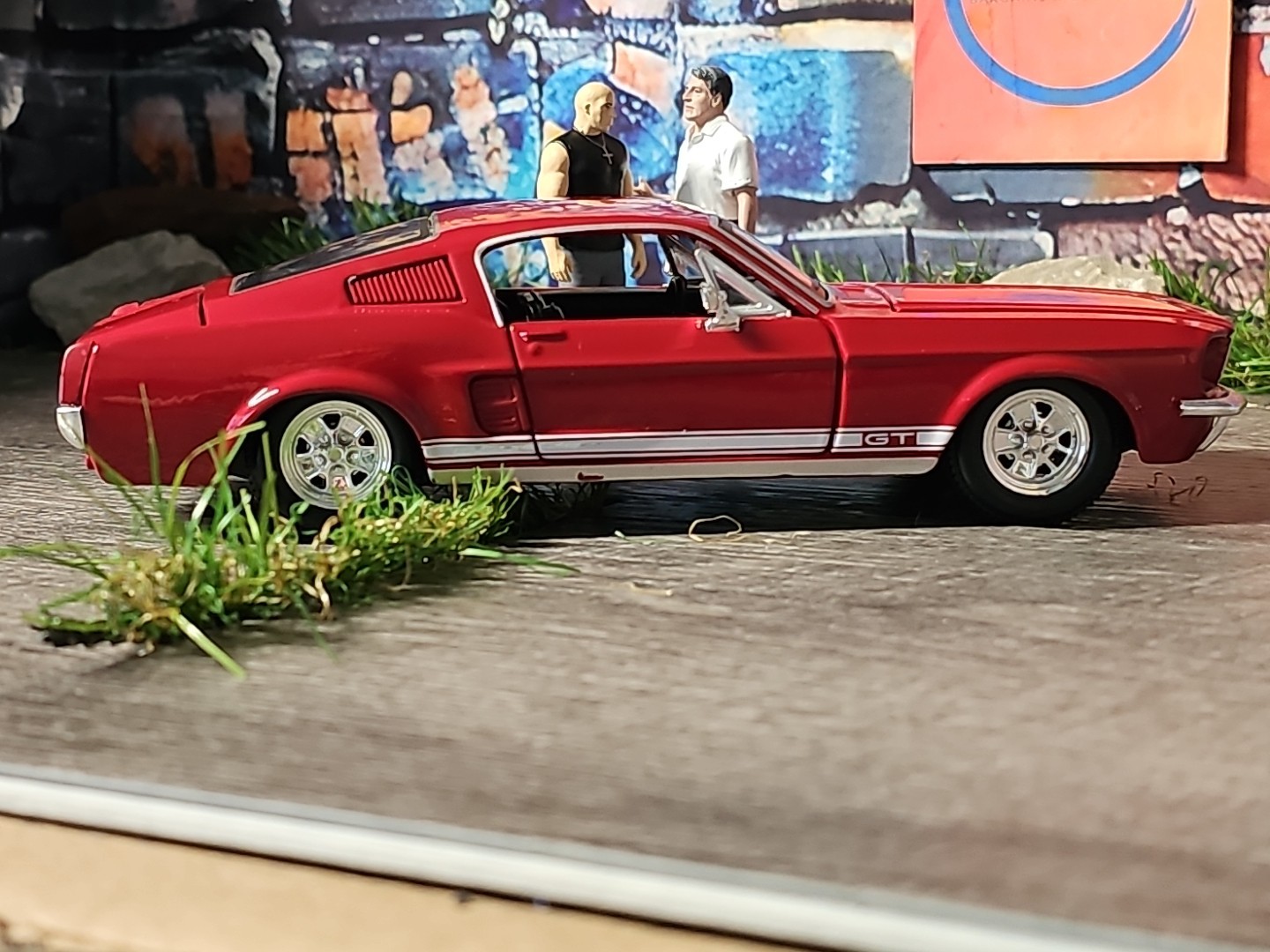 Maisto 1967 Ford Mustang GT Red 1:24 Diecast Car NO BOX