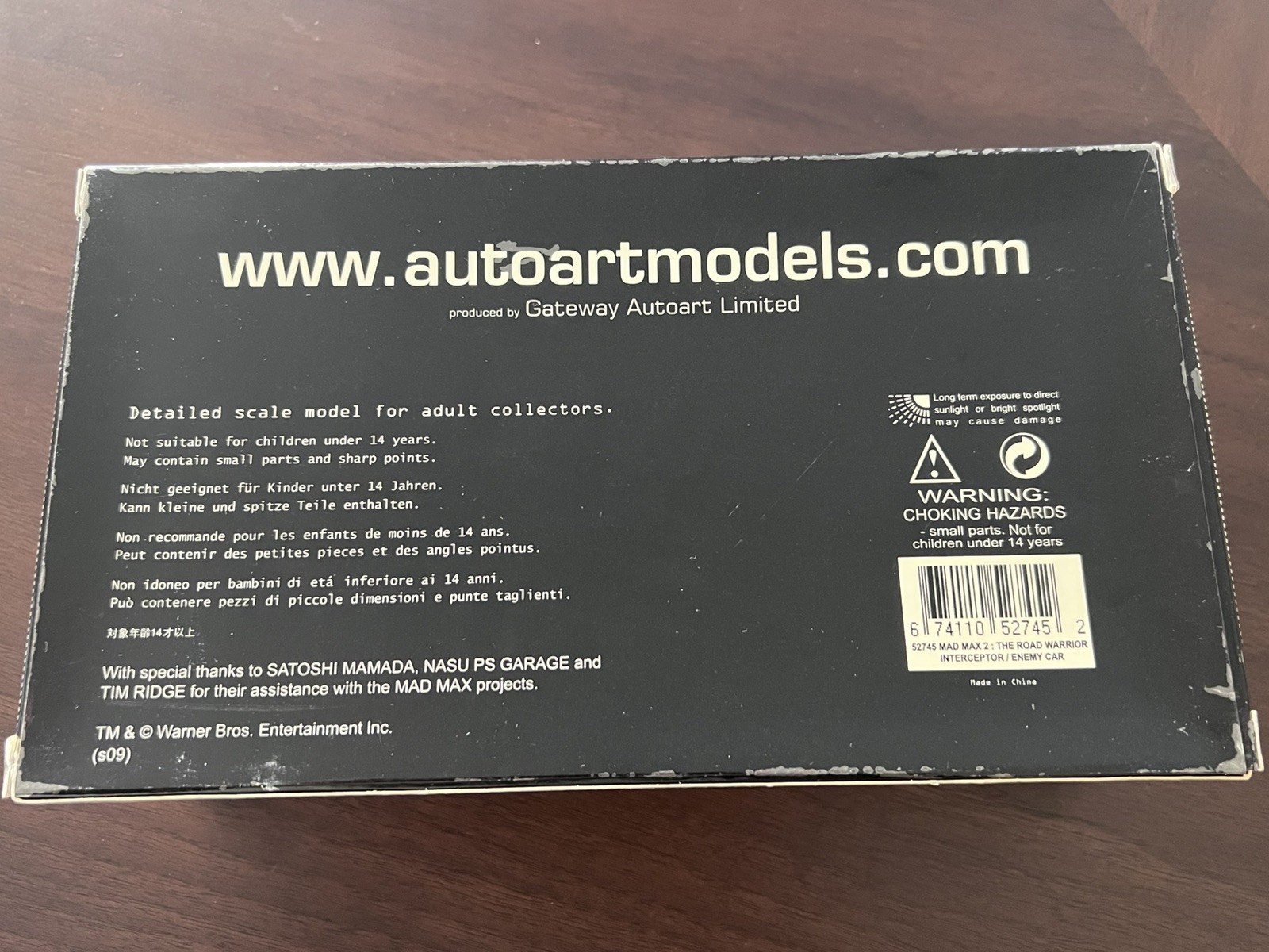 1/43 AUTOart Mad Max 2 The Road Warrior Interceptor/ Enemy Car New in Box