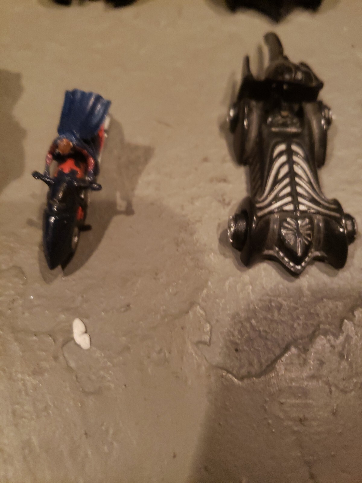 Vintage Batman, 8 Die Cast Vehicles, 4 Plastic, 5 Die-cast and plastic figs