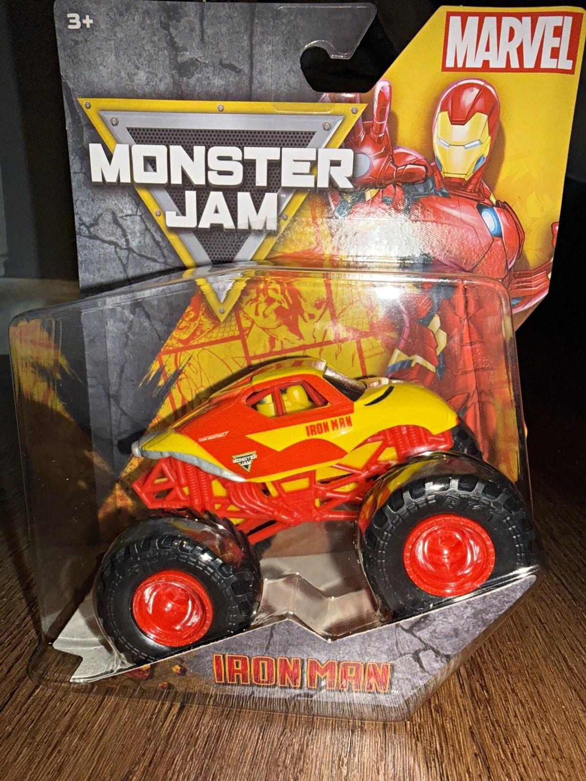 Spin Master Monster Jam Iron Man 1:64 Diecast Monster Truck 2025 Marvel