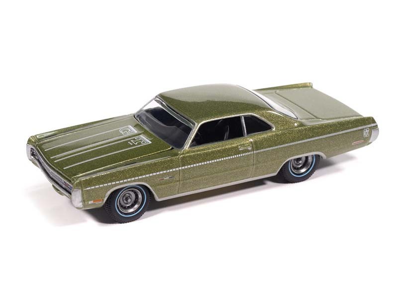 1971 Plymouth Sport Fury GT – Green 1:64 Scale Model – Auto World AWSP211A