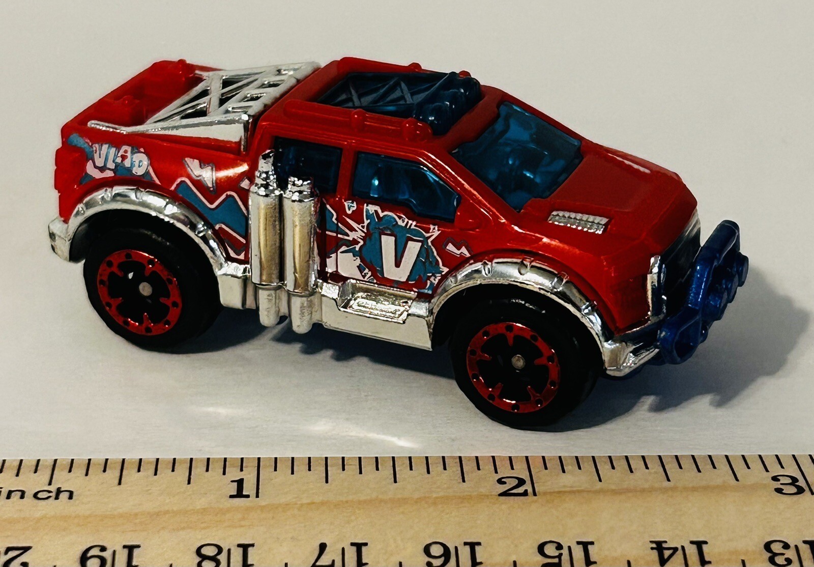 Zuru Red Metal Machines T-REX Attack Vehicle Car Truck 1:64 Scale Red Wheels