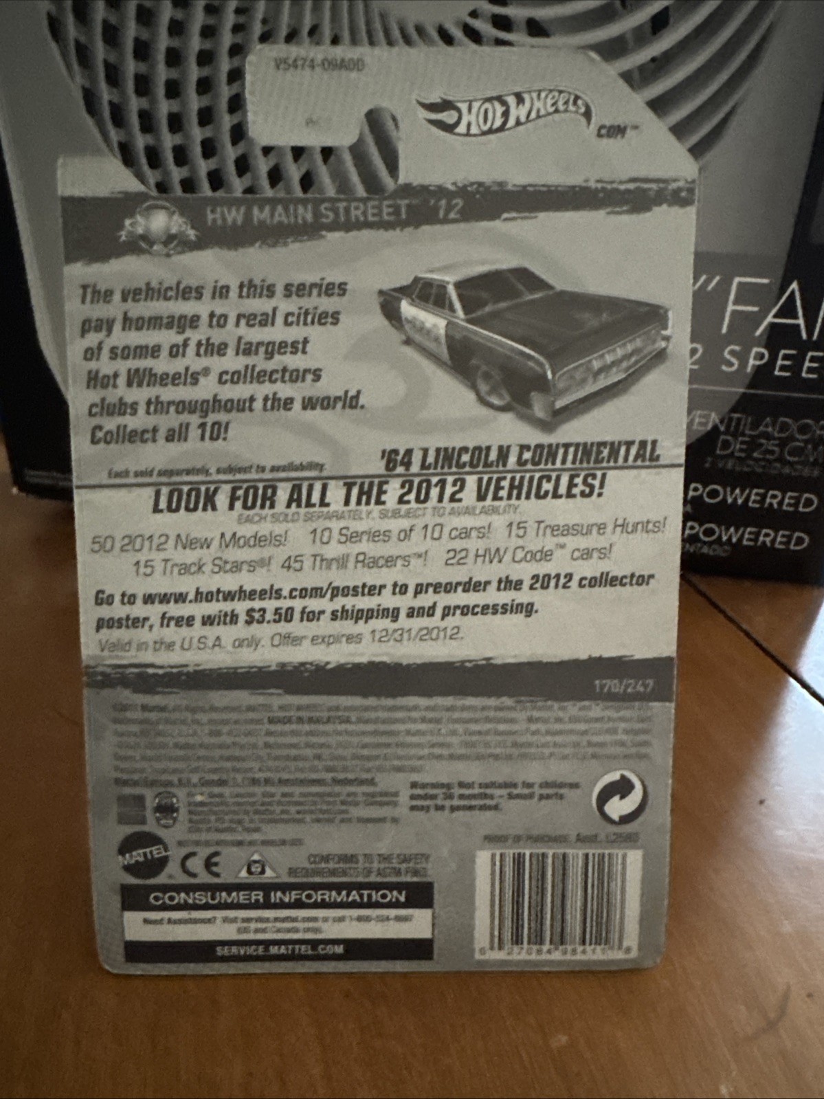 Hotwheels 64 Lincoln Continental HW Main Street ‘12 Read Description