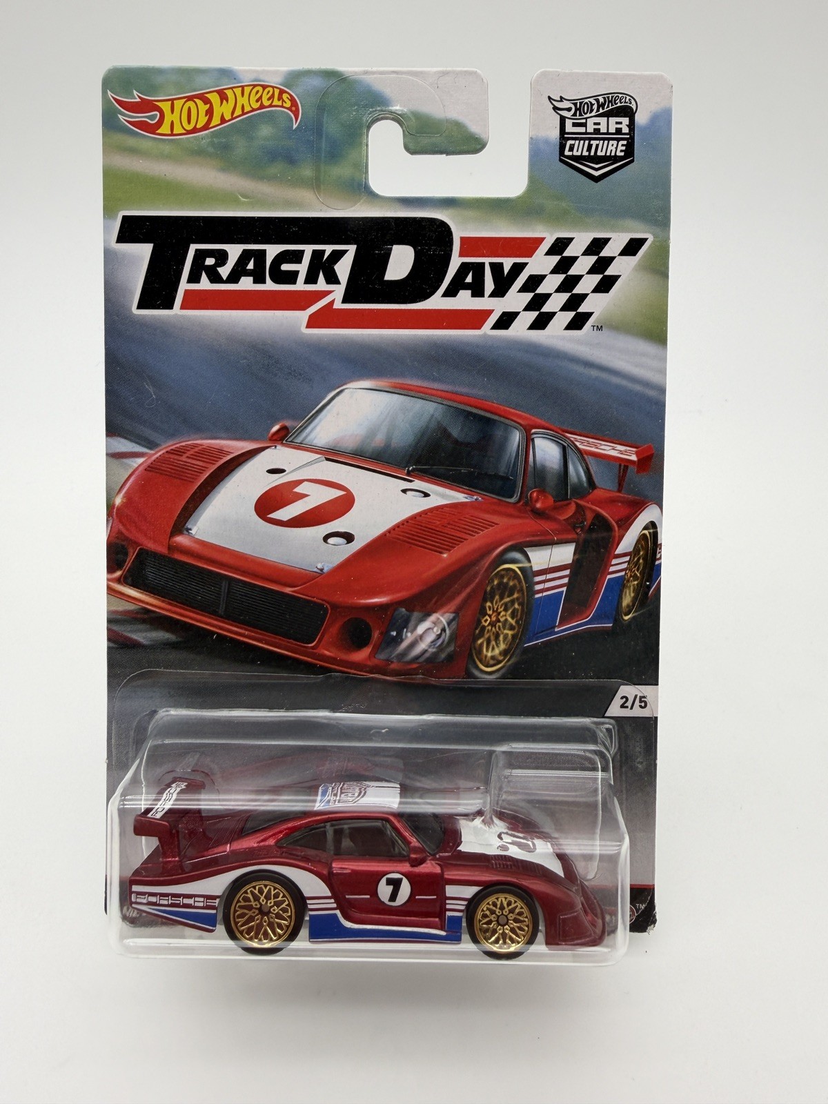 Hot Wheels Car Culture Track Day 1978 Porsche 935 Red/White Sealed New Protector