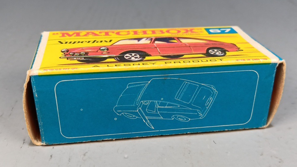 Matchbox Lesney Superfast MB67 Purple Volkswagen 1600TL w/F2 Box