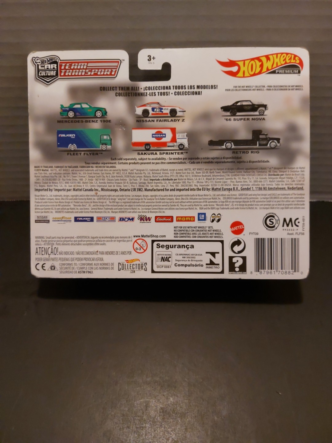Hot Wheels Premium Car Culture Team Transport ’66 Super Nova Retro Rig #7 Nice!