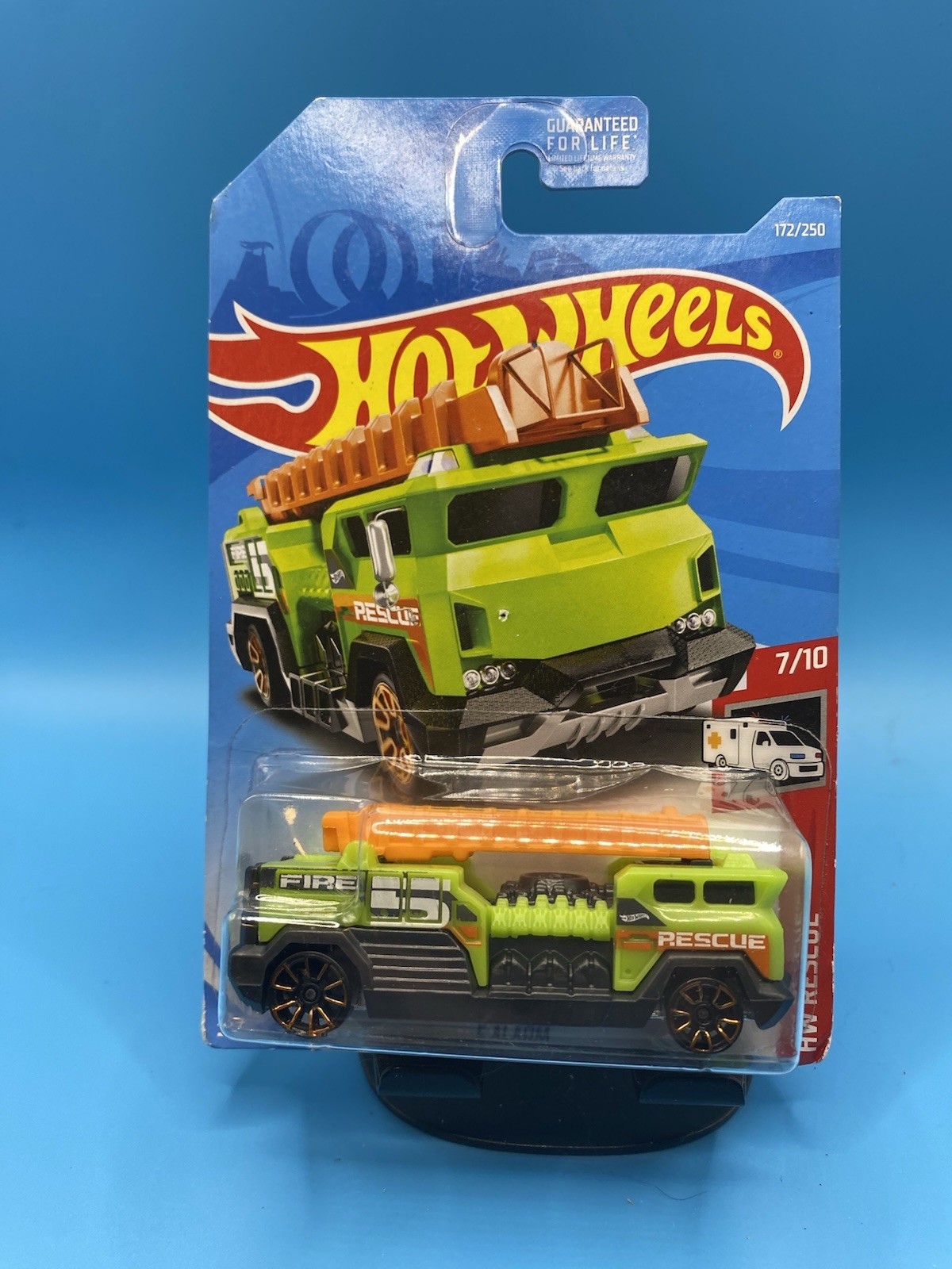 2017 Hot Wheels Green 5 Alarm 172/250 HW Rescue 7/10