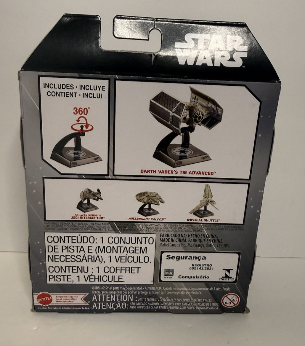 Lot of 3 Star Wars Starships Select Vader Tie Advanced Tie Fighter Interceptor