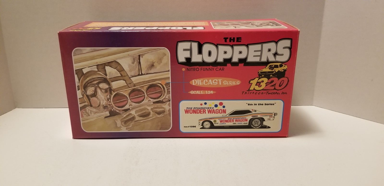 Don Schumacher “WONDER WAGON” Barracuda Funny Car 1/24 1320 FLOPPERS “RARE”