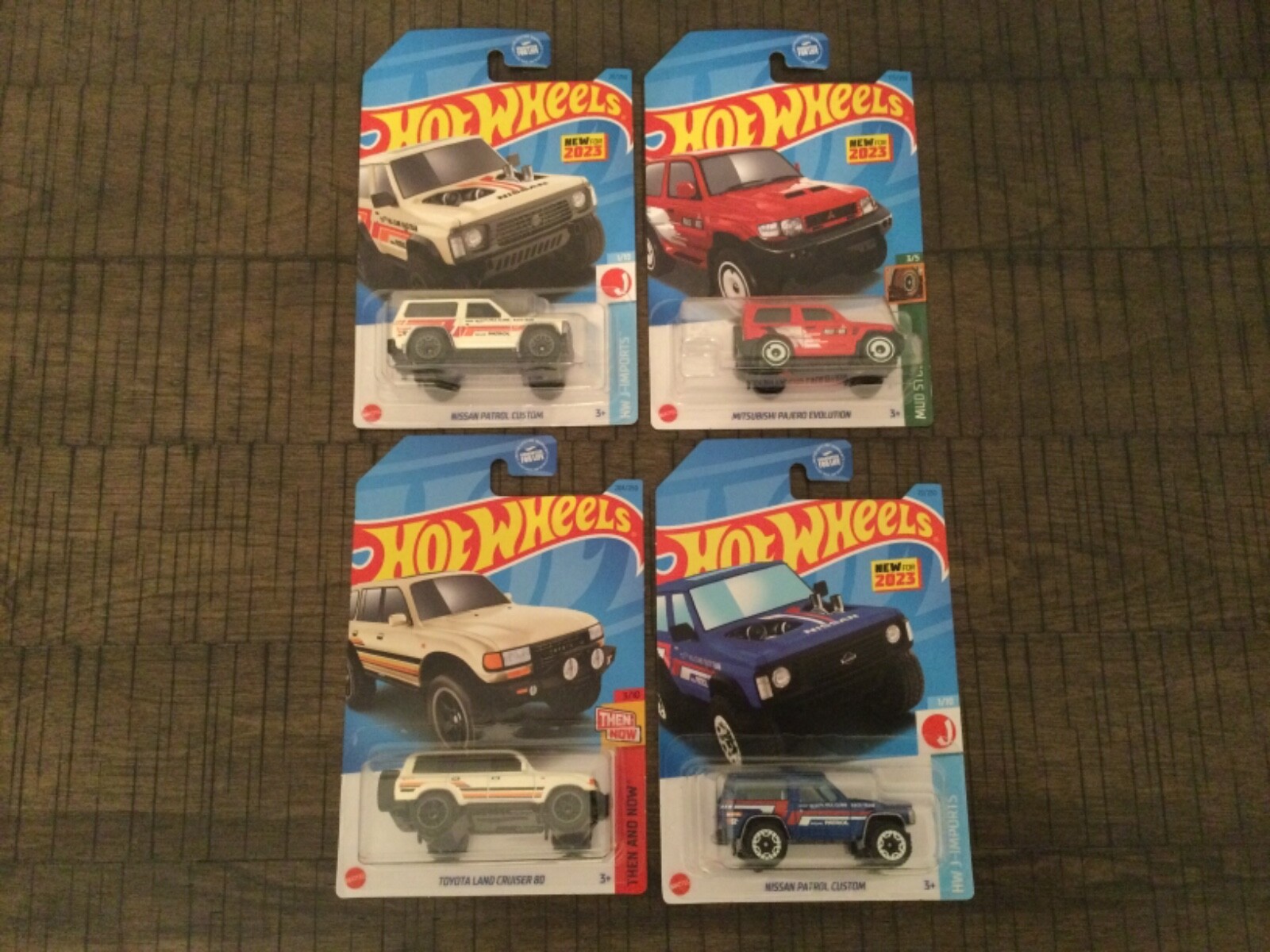 HOT WHEELS JDM Random lot of 4 Nissan Subaru Mazda Honda Toyota Acura Mitsubishi