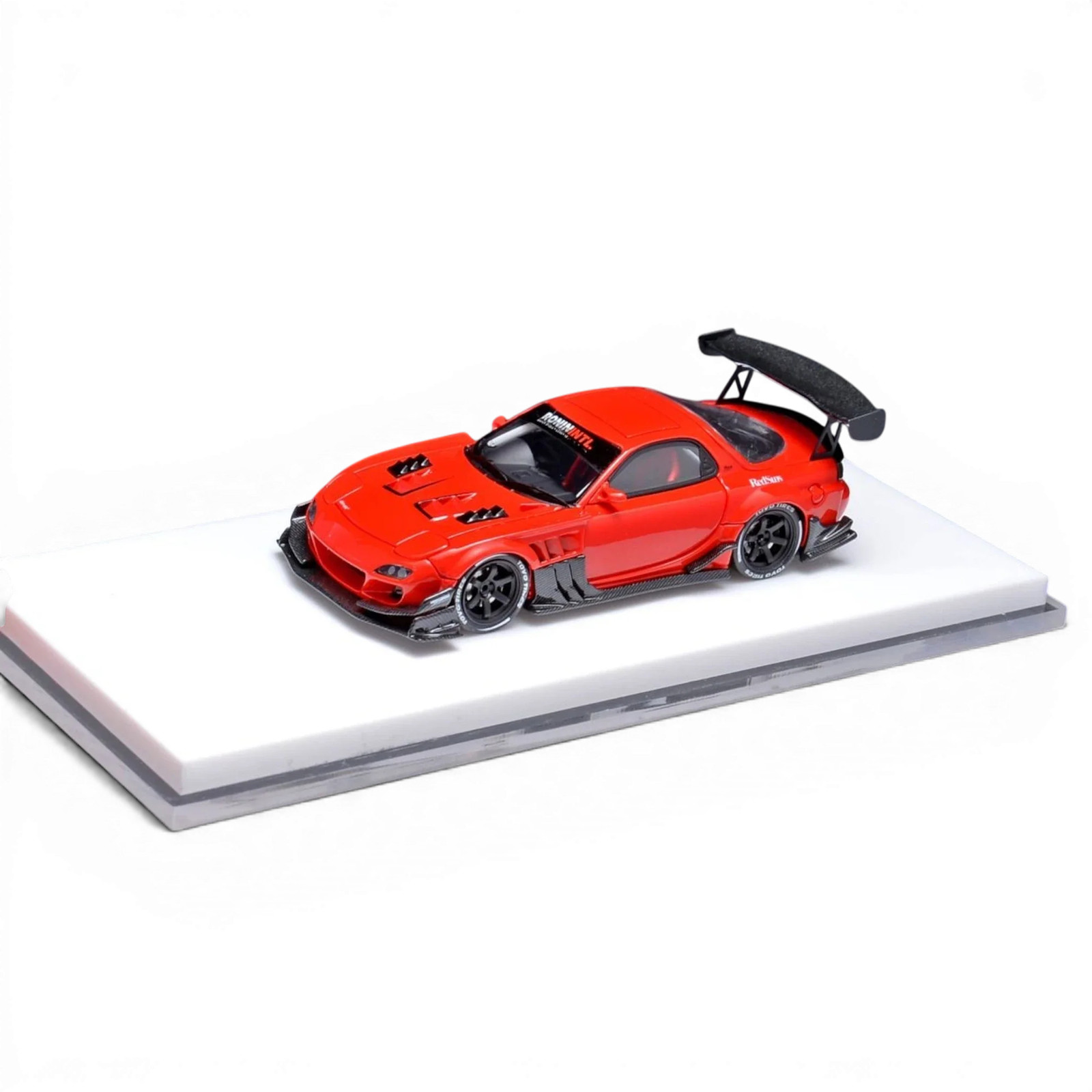 YM Model x Minicraftsman Mazda RX-7 Modified Red 1:64