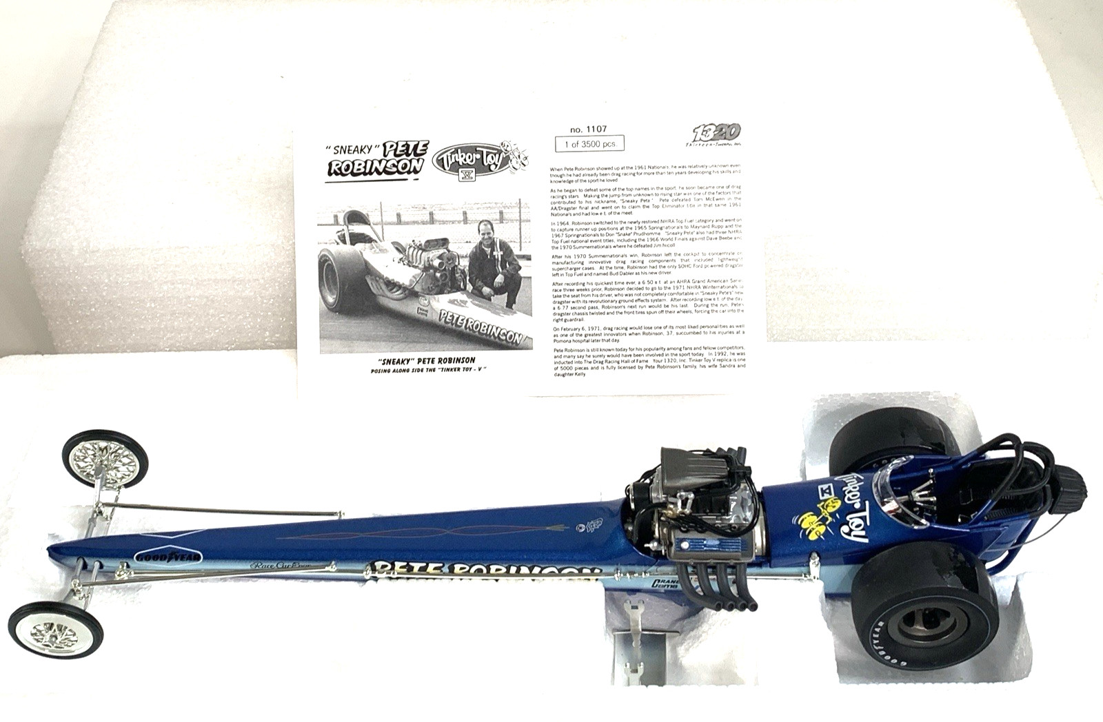 The Fuelers 1320 Sneaky Pete Robinson Tinker Toy #1107 1/24 Diecast NIB