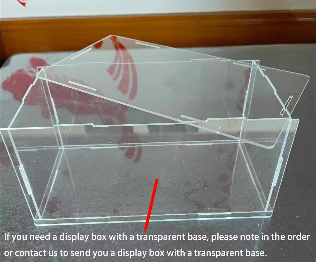 Clear Acrylic Display Case Dustproof Showcase for Action Figure/Toy/collection