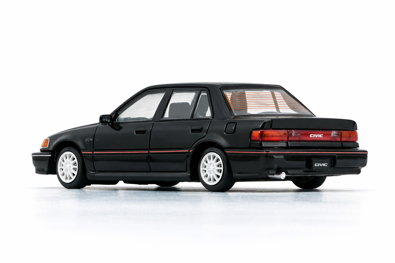 BM 1/64 Die Cast HONDA CIVIC EF2 (LHD) Model Cars (3-PACK) *BLACK-RED-WHITE*