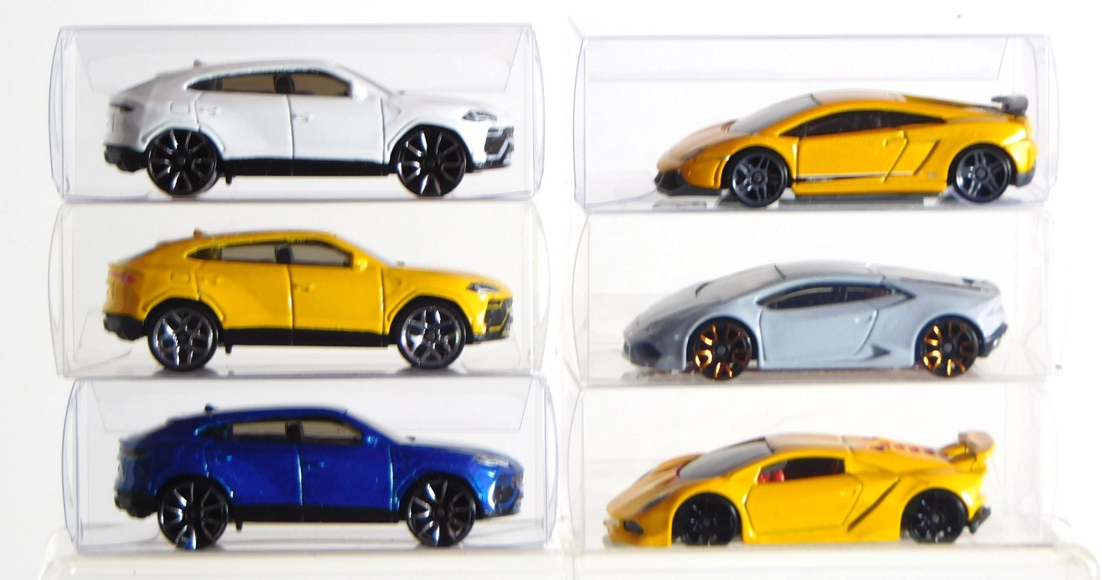 Hot Wheels “Lamborghini” (3) Urus/Sesto Elemento/Huracan/Superleggera-Loose.