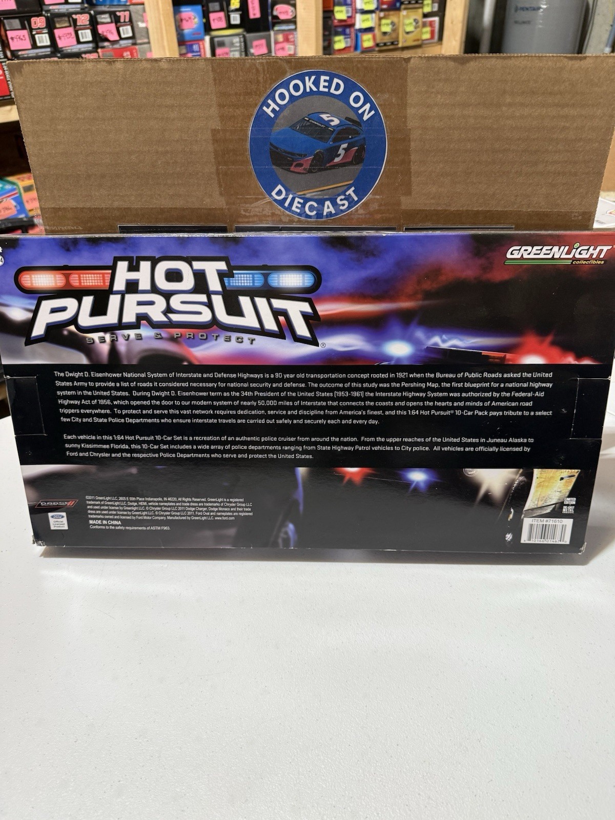GREENLIGHT HOT PURSUIT 10 Car Set PACK 2011 Serve & Protect 1:64 Diecast