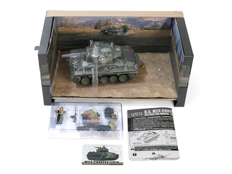 M24 CHAFFEE TANK “8TH AD 36TH TB-US ARMY” 1/32 BY FORCES OF VALOR 801002 A