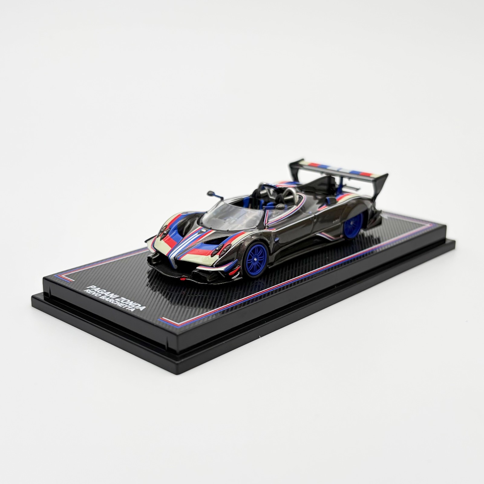 CM-Model 1:64 Pagani Zonda Revo Barchetta – Carbon Fiber Black