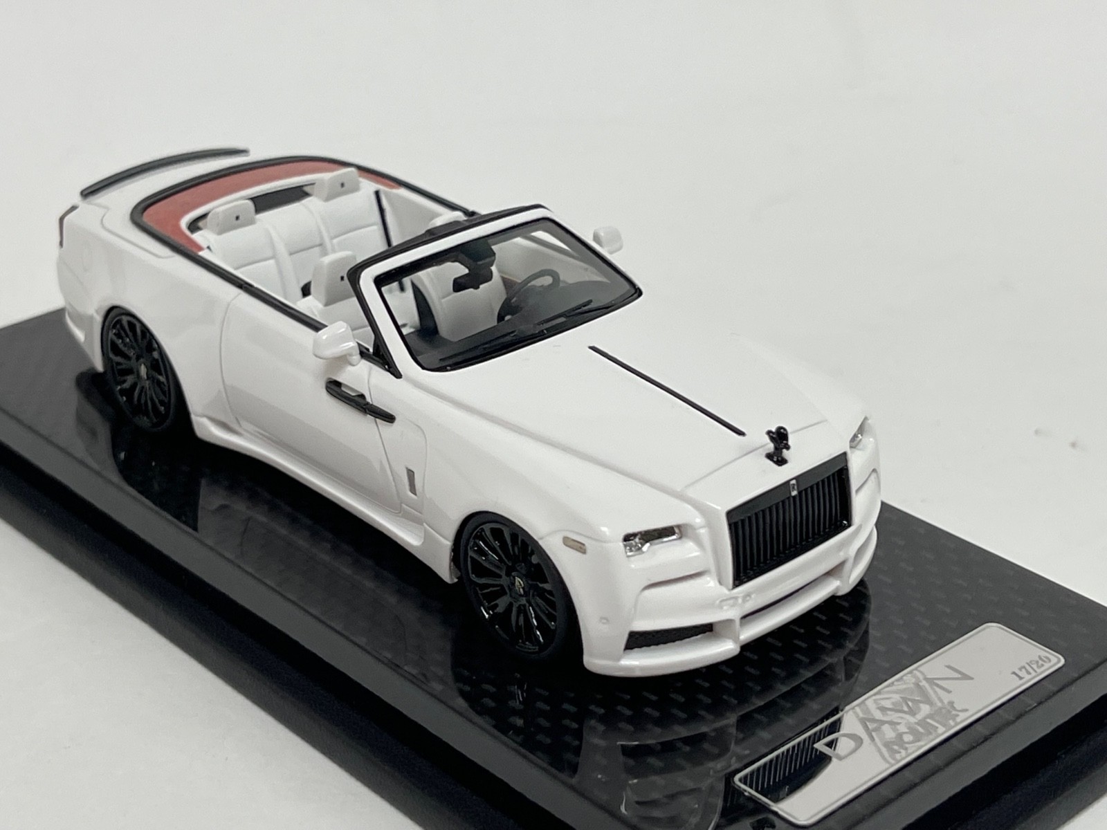 1/43 AB Models Rolls Royce Dawn Convertible Novitec White / White Lmd 20 pcs 4D