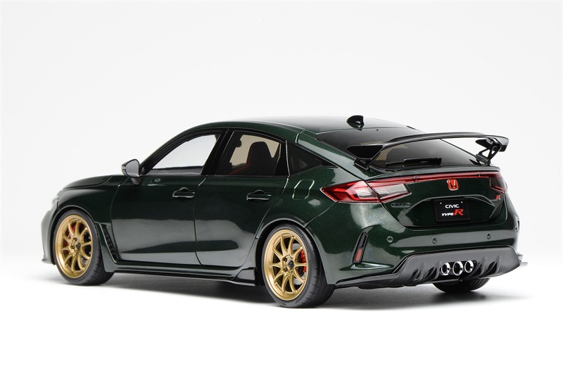Motorhelix 1/18 Honda Civic Type R FL5 Model Car Customized Dark green/Magic