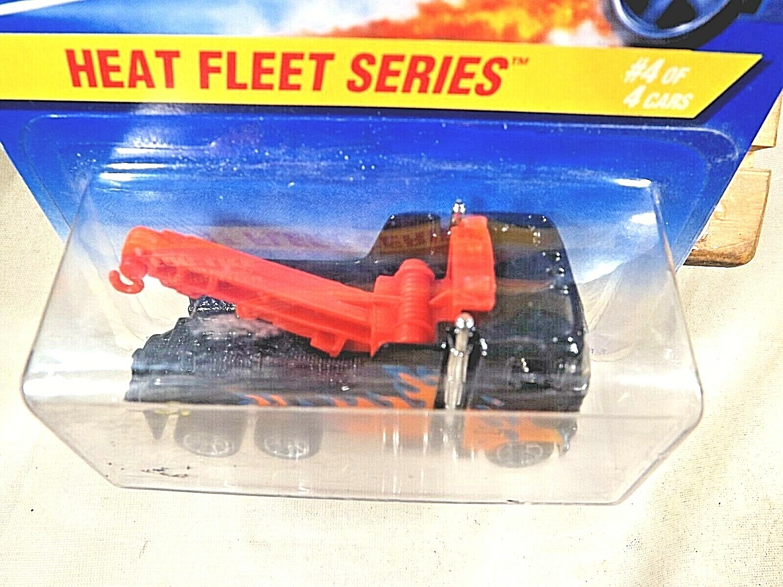 1997 Hot Wheels #540 Heat Fleet Series 4/4 RAMBLIN WRECKER Black w/7 Sp-Variant