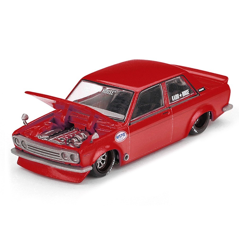 MINI GT x KAIDO HOUSE DATSUN 510 STREET NISMO V3 1/64 DIECAST CAR RED KHMG229