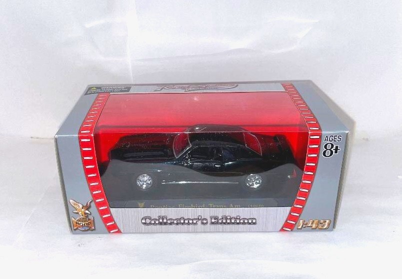 1969 Pontiac Firebird Trans Am- BLACK -Road Signature Diecast 1/43 NIB