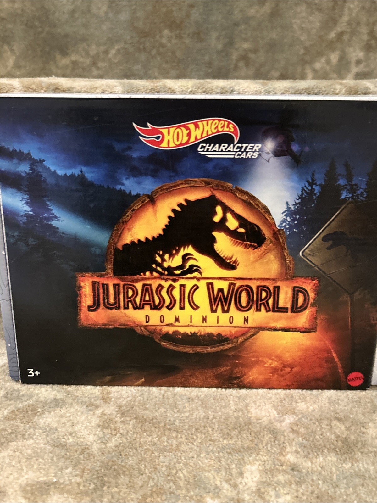 Hot Wheels Jurassic World Dominion 2022 Dinosaur Character Car 5 Pack Bx Set New