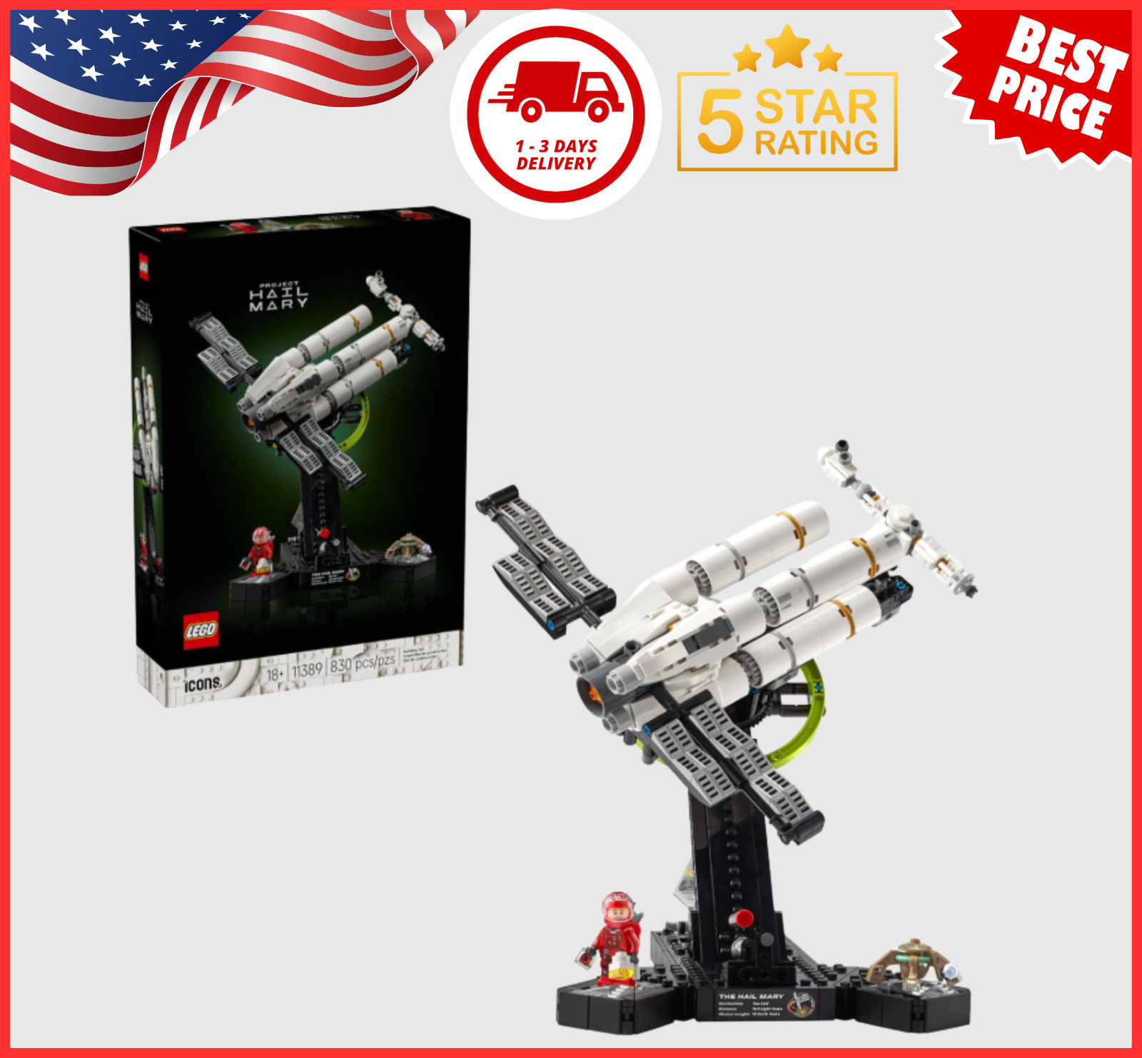 Lego #11389 Hail Mary Project: Ryan Gosling Movie!
