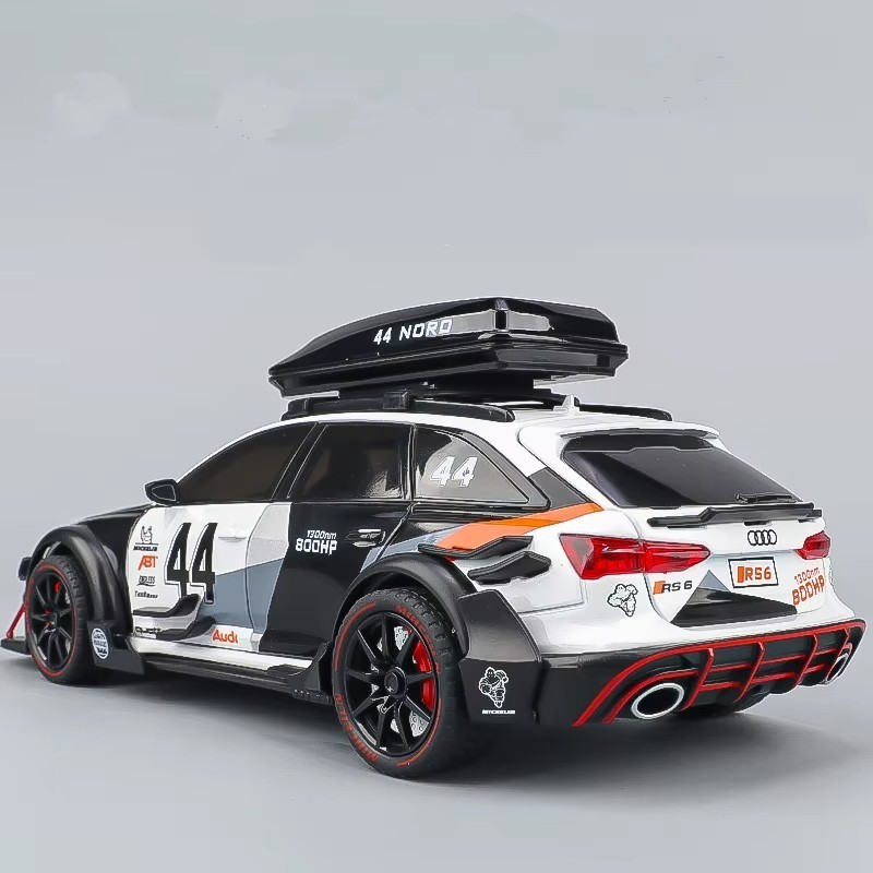1:24 Audi RS6 Racing Car Diecast Alloy Metal Vehicle Model Collection Gift NEW