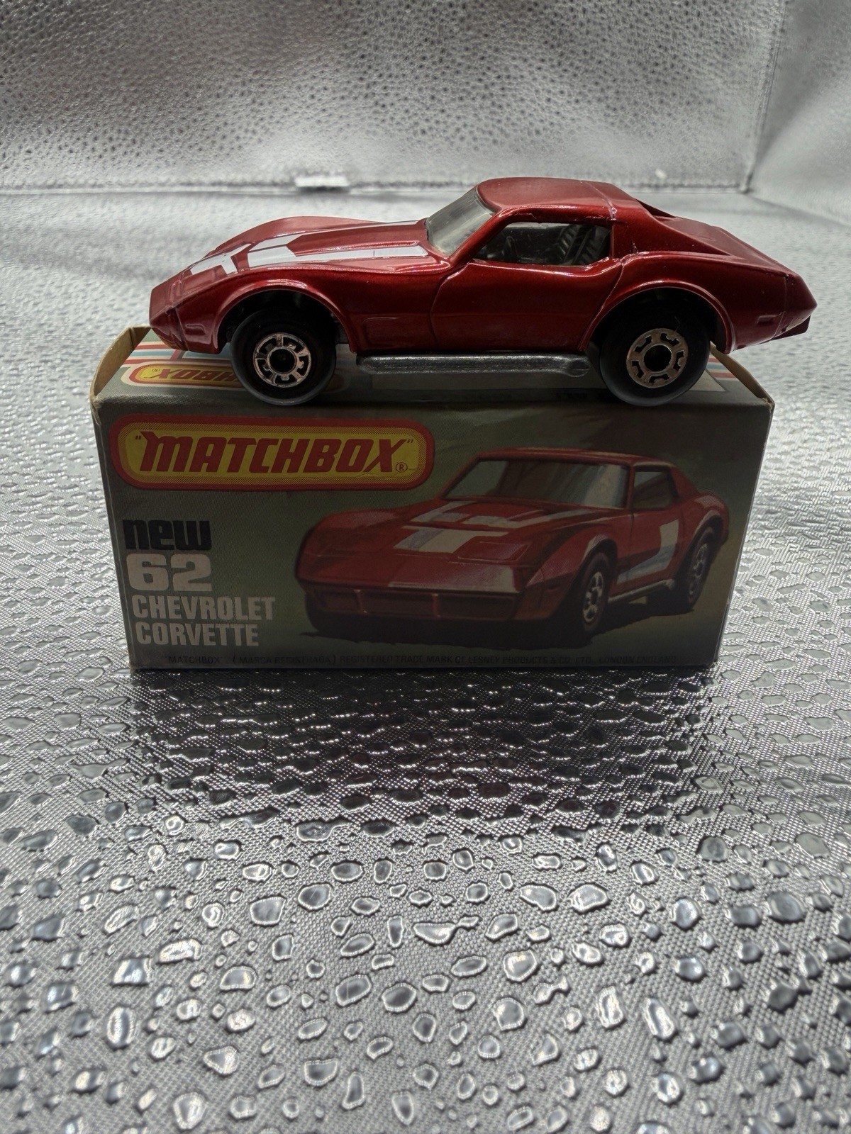 Matchbox Super Fast- Chevrolet Corvette – #62- 1979 Lesney England Pristine!
