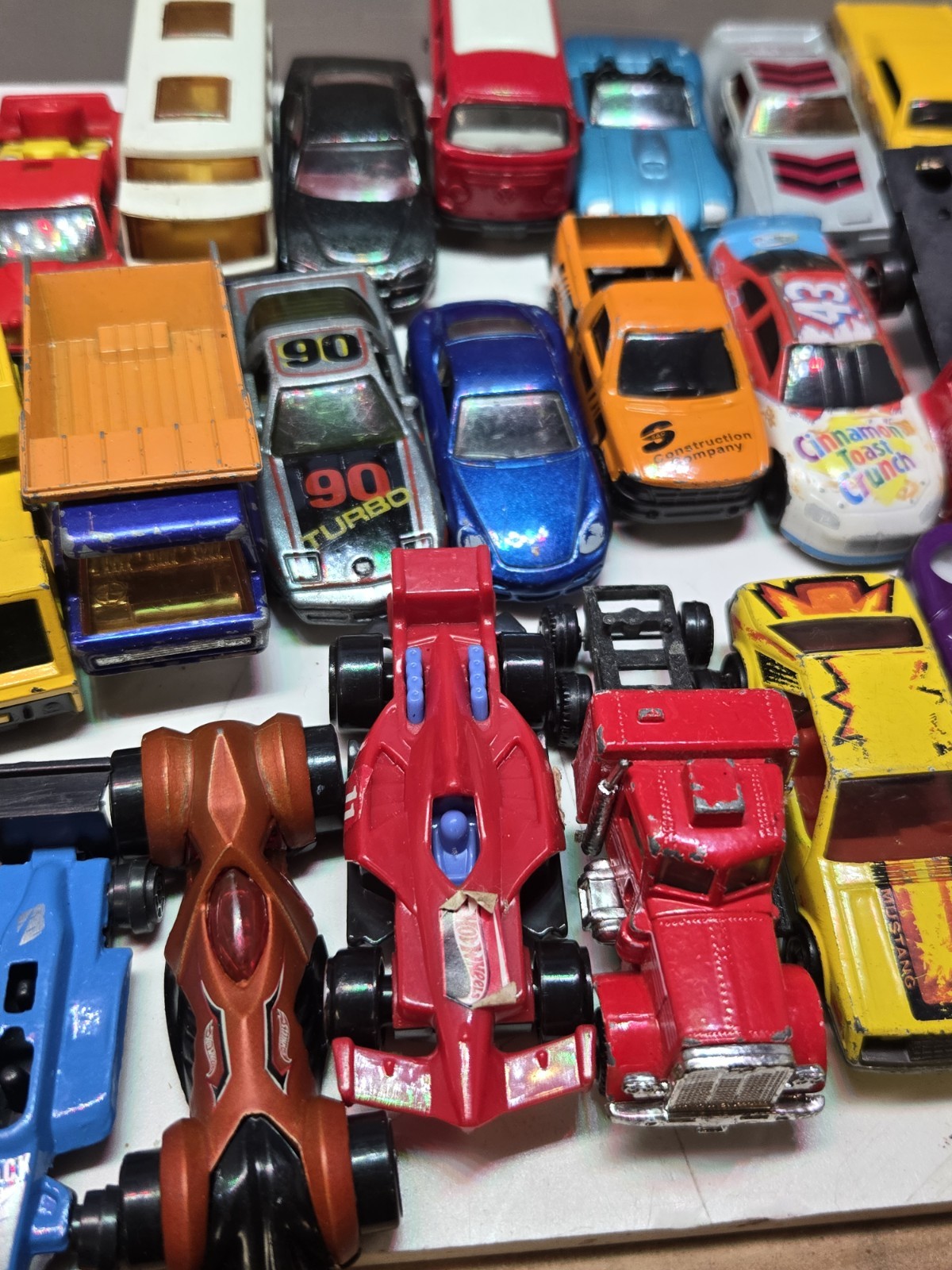 Hot Wheels Matchbox Die-Cast Car & Trucks Construction Boat Bikes Mixed Lot 45+!