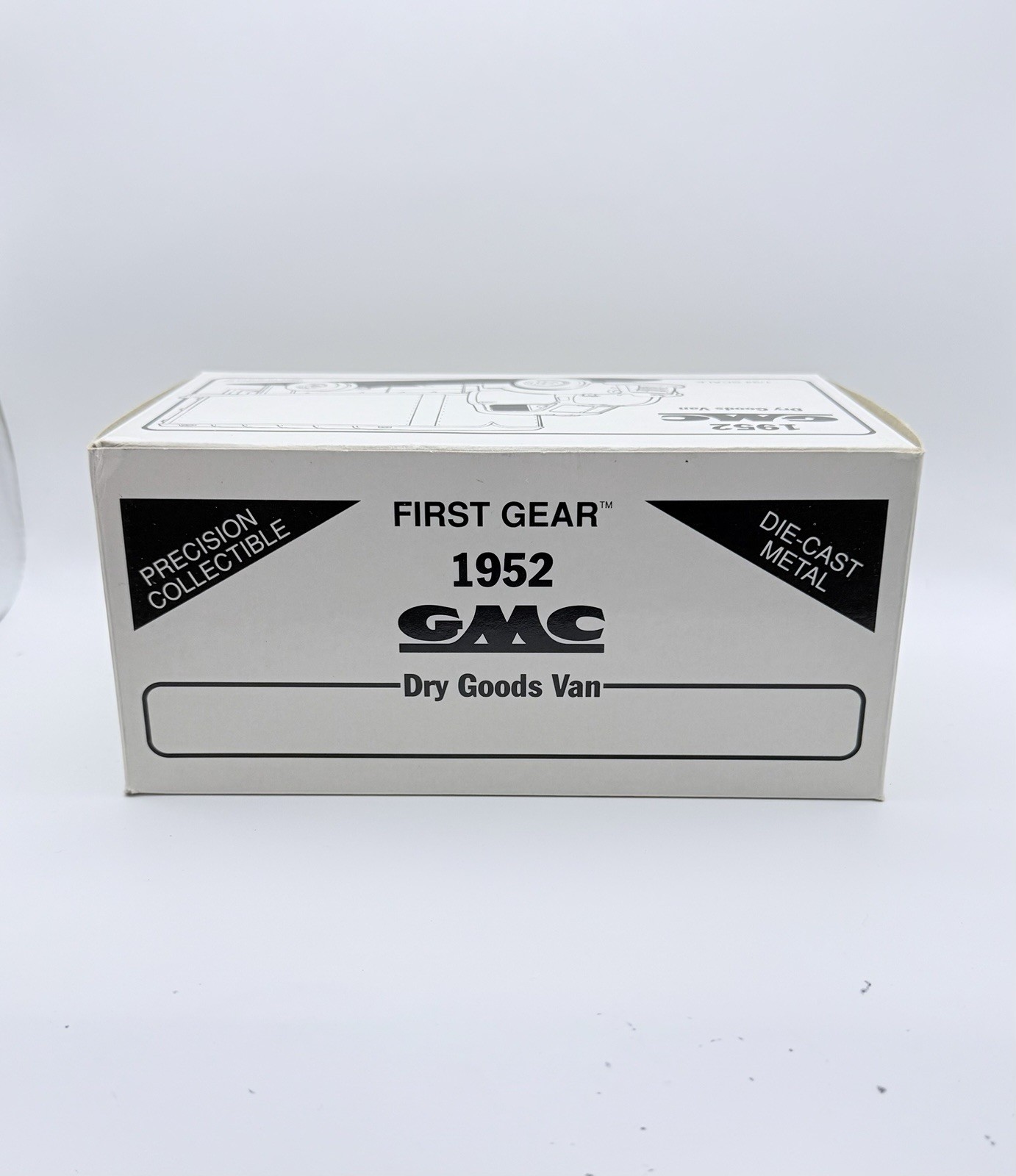 GMC Truck R-M Automotive Finishes 1952 GMC Dry Goods Van NIB Red 1992 1st Gear